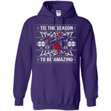 Marvel Spider Man Tis The Season To Be Amazing Ugly Christmas Mug PINGPONG - Hoodie