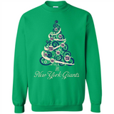 New York Giants NFL Football Team Logo Christmas Tree T-Shirt - Sweatshirt