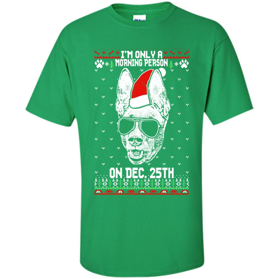 Morning Person Pharaoh Hound Funny Xmas - Shirt