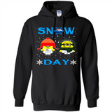Snow Day Shirt For Denver Broncos Vs Minion Fans pingpong