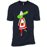 Funny Dabbing Mrs. Santa Claus Christmas Dab - Premium Short Sleeve T-Shirt