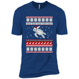 Sea Turtle Ugly Christmas T-Shirt - Premium Short Sleeve T-Shirt