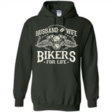 Husband & Wife Biker For Life Couple