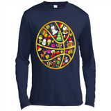 Basketball Christmas Ornament - Canvas Long Sleeve T-Shirt