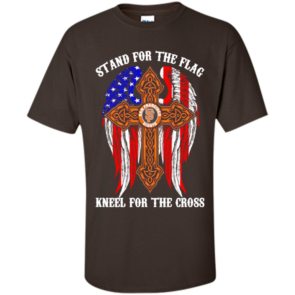 Francisco Giants - stand for the flag kneel for the cross
