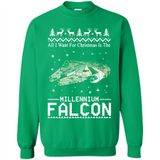 All I Want For Christmas Is The Millennium Falcon ugly PINGPONG