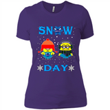 Snow Day Shirt For Charlotte Hornets Vs Minion Fans pingpong