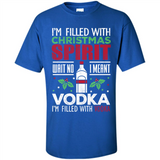 Christmas Gift Shirt Christmas Spirit Vodka Santa - Shirt