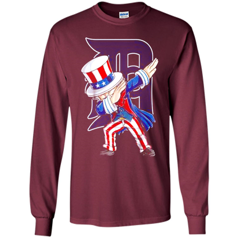 MLB DETROIT TIGERS UNCLE SAM DABBING INDEPENDENCE DAY