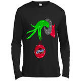 GRINCH HAND HOLDING CLEVELAND CAVALIERS GLITTER CHRISTMAS PINGPONG
