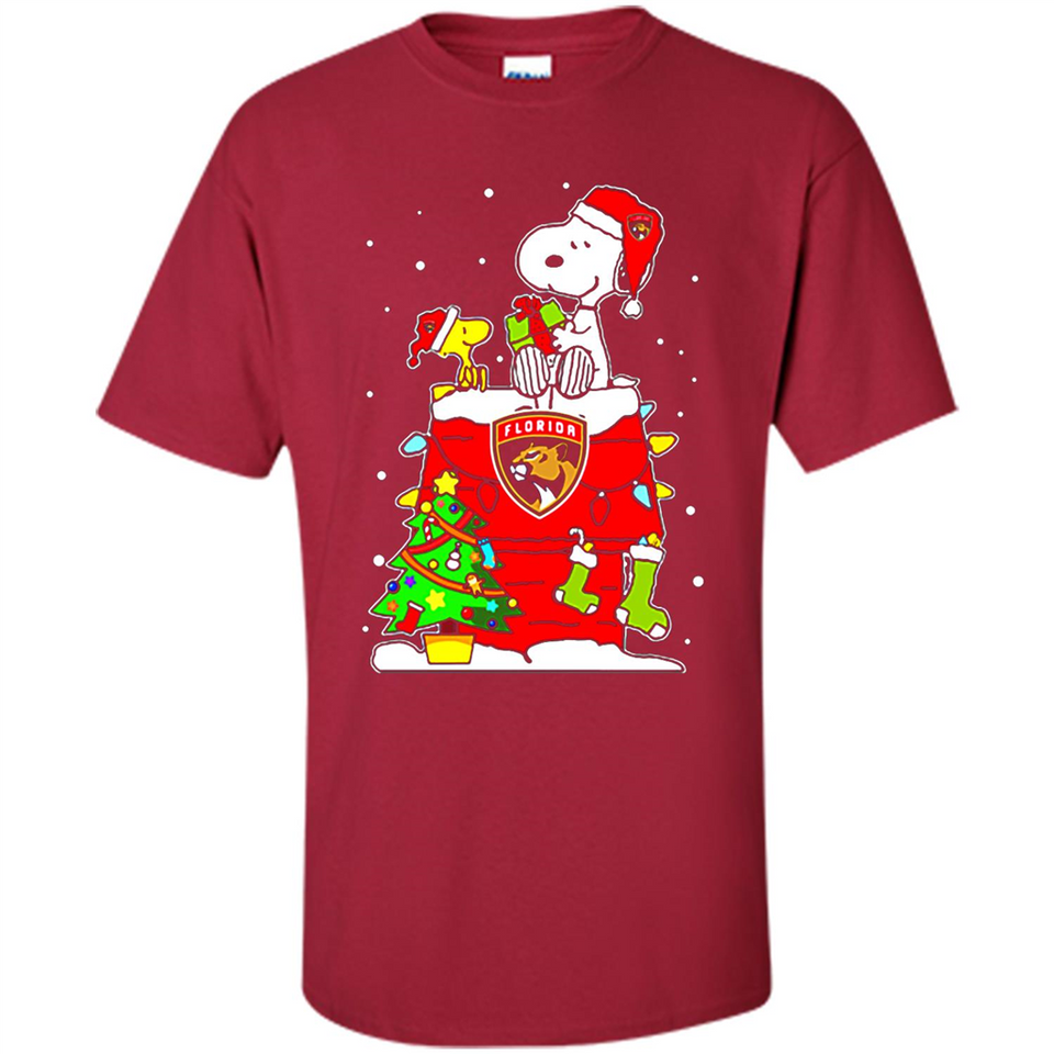 Florida Panthers Snoopy Ugly Christmas Sweaters - Shirt