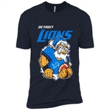 Grumpy Santa Claus Detroit Lions Football Team PINGPONG