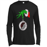 Amazing shirt Portland Trail Blazers Glitter Grinch Monogram Ornament Christmas - Canvas Long Sleeve T-Shirt