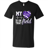 TCU Horned Frogs Football My Heart is on that Field - Men's V-Neck