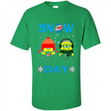 Snow Day Shirt For Carolina Hurricanes Vs Minion Fans pingpong