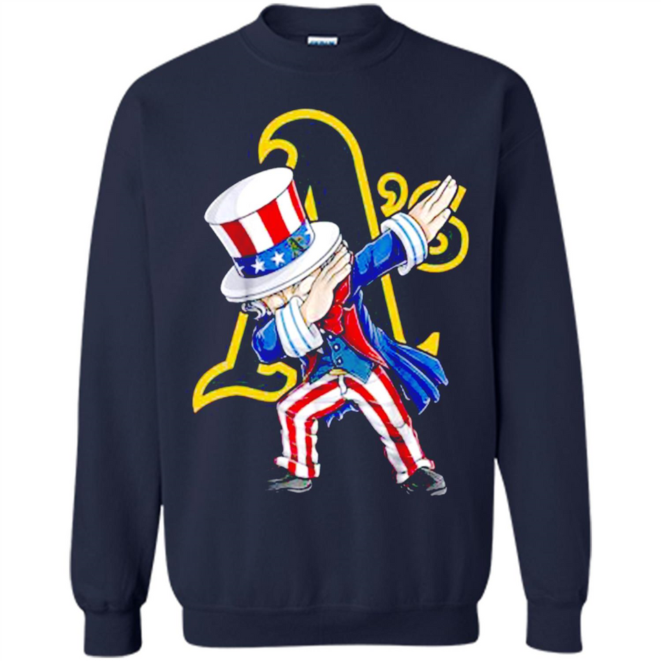MLB OAKLAND ATHLETICS UNCLE SAM DABBING INDEPENDENCE DAY