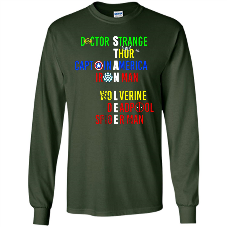 RIP Stan Lee Doctor Strange Thor Caption America Iron Man Shirt PINGPONG - Long Sleeve T-Shirt