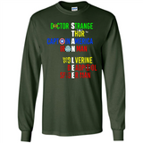 RIP Stan Lee Doctor Strange Thor Caption America Iron Man Shirt PINGPONG - Long Sleeve T-Shirt