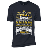 I'm A November Woman-Queen November - Premium Short Sleeve T-Shirt