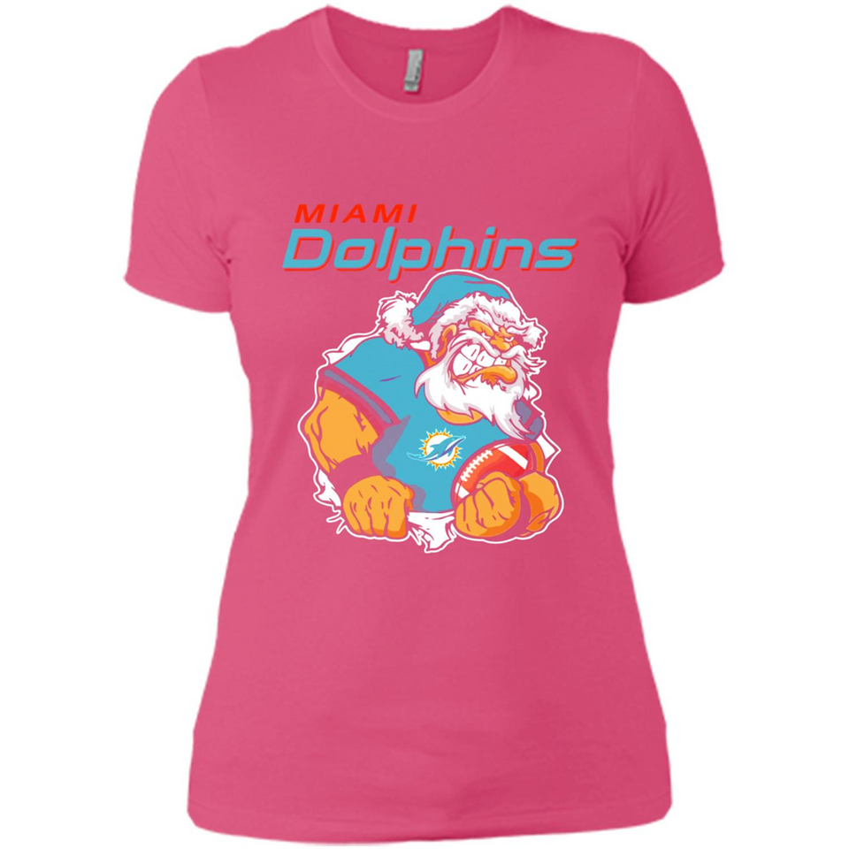 Grumpy Santa Claus Miami Dolphins Football Team PINGPONG