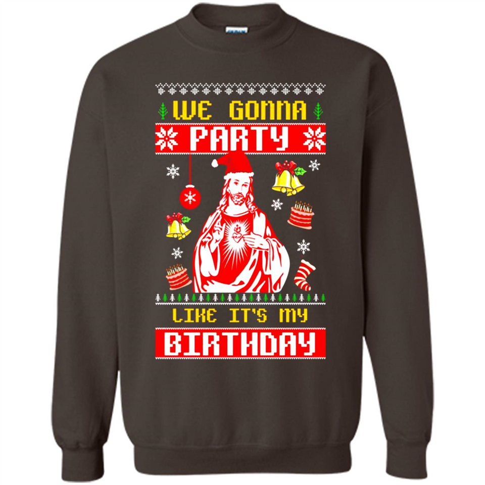 We Gonna Party Like It's My Birthday Jesus Christmas PINGPONG