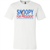 Snoopy for President - Canvas Unisex T-Shirt