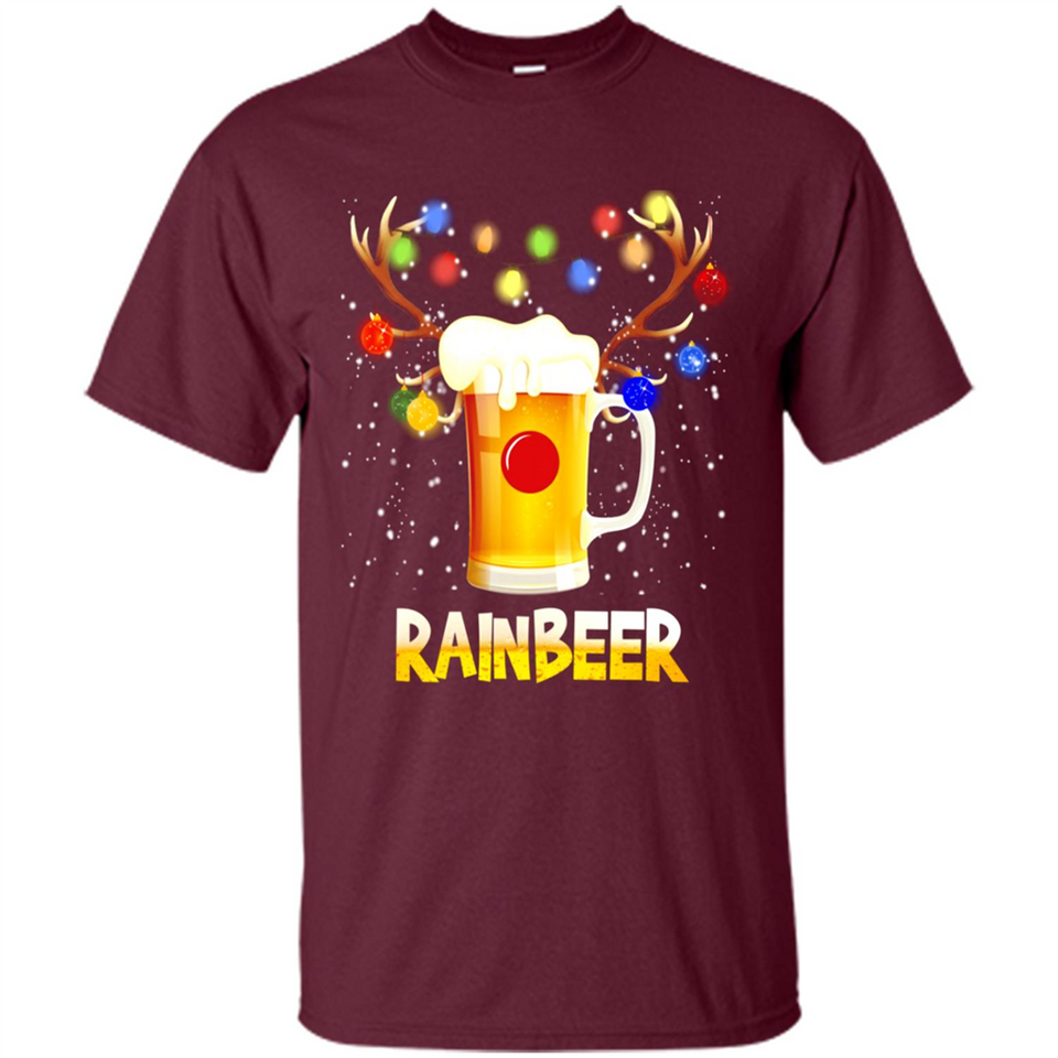 Rainbeer Christmas Reindeer Beer Drinking