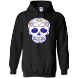 St. Louis Blues Hockey Sugar Skull Day of the Dead