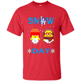Snow Day Shirt For Los Angeles Dodgers Vs Minion Fans pingpong