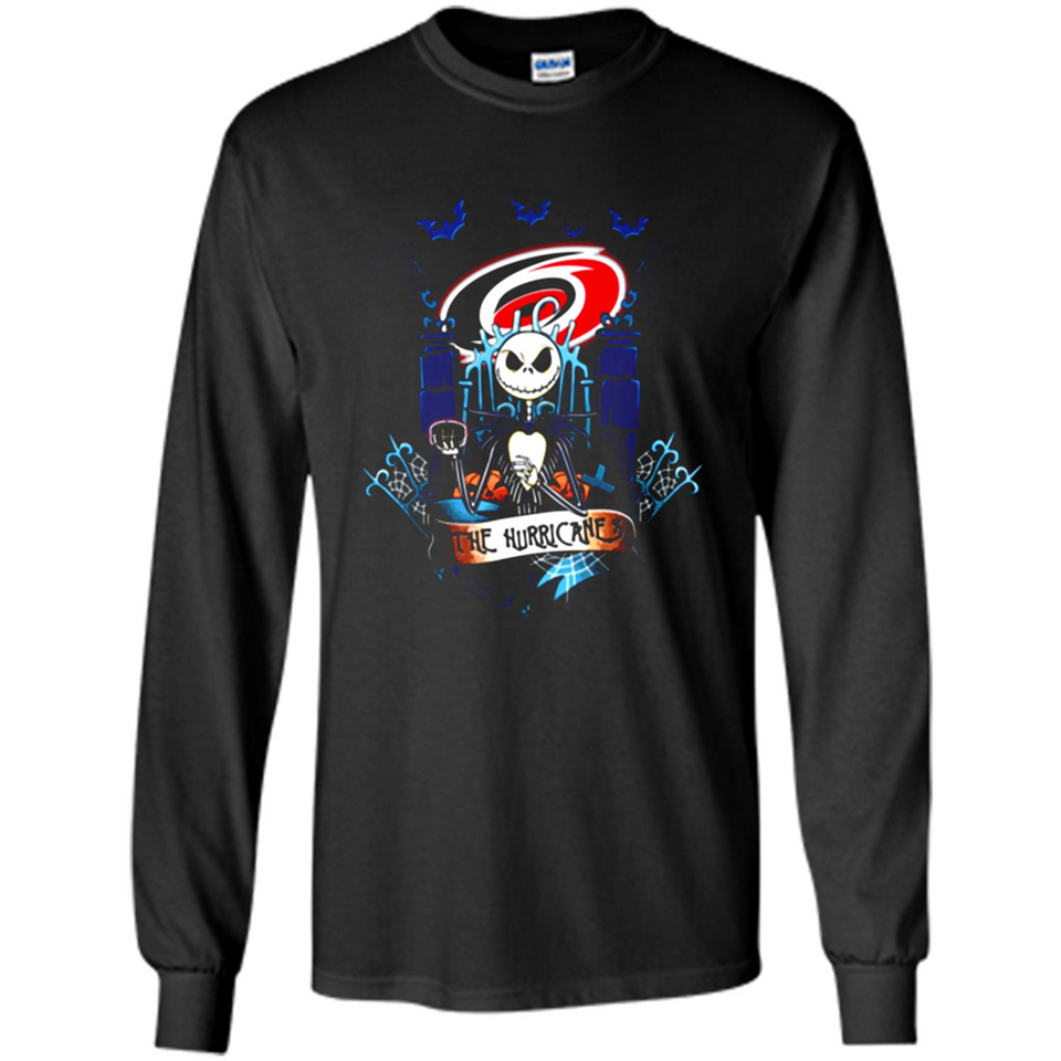 Carolina Hurricanes Halloween The Nightmare Before Christmas - Long Sleeve T-Shirt