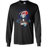 Carolina Hurricanes Halloween The Nightmare Before Christmas - Long Sleeve T-Shirt