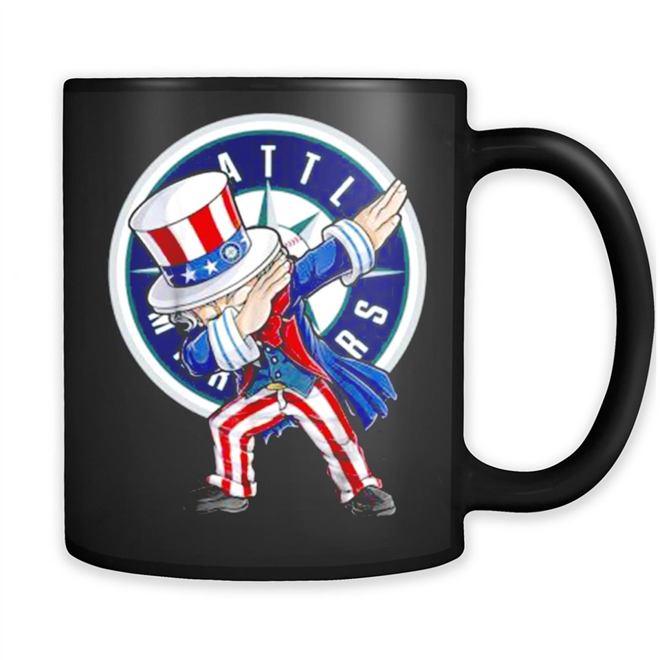 MLB SEATTLE MARINERS UNCLE SAM DABBING INDEPENDENCE DAY