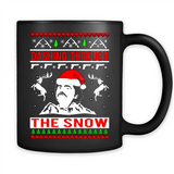 Narcos dashing through the snow Christmas sweatshirt PINGPONG