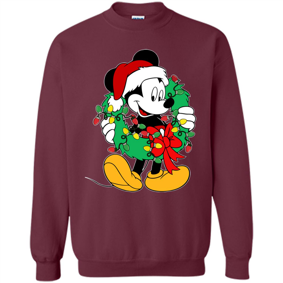 Mickey Mouse Merry Christmas Disney Sweatshirt - Sweatshirt