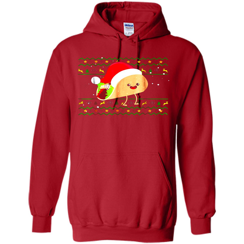 TACO Santa Hat Ugly Christmas shirt Ladies' Boyfriend