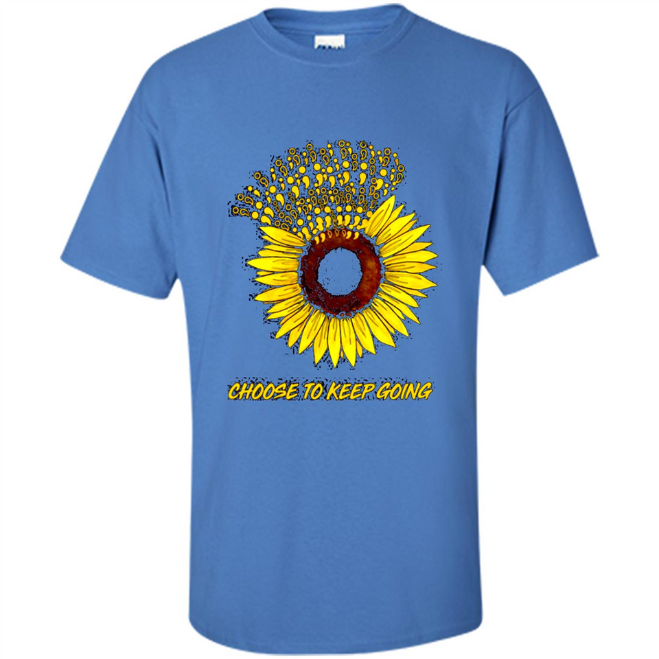 Semicolon Sunflower choose to keep going PINGPONG