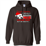 Dear Santa I Really Did Try To Be A Nice Soccer Mom Sweatshirt - Hoodie