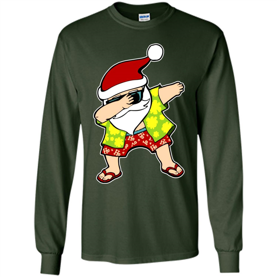 Dabbing Santa Christmas In July 1 - Long Sleeve T-Shirt