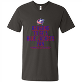 Reasons to be a Columbus Blue Jackets Fan Complete List on Back - Men's V-Neck