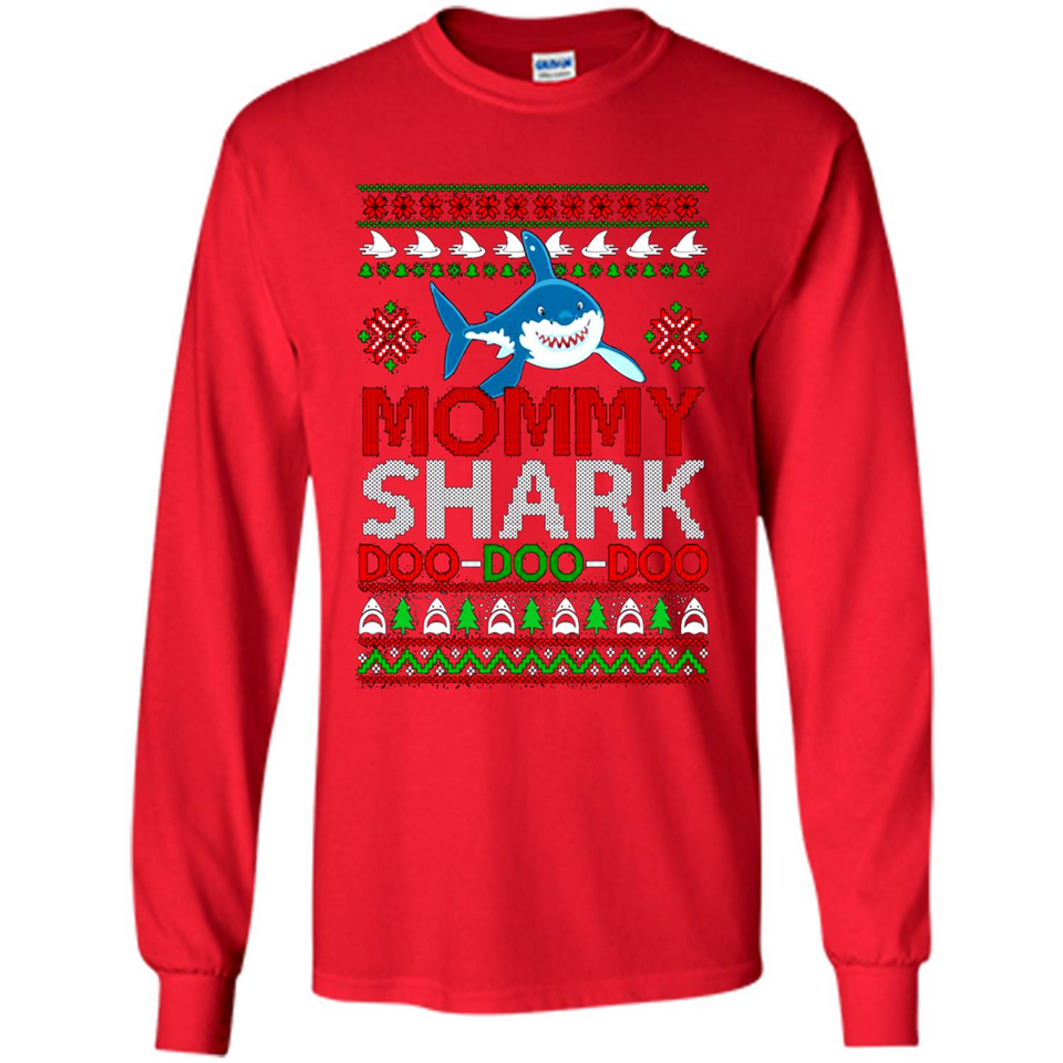 Mommy shark Doo Doo Doo Christmas sweatshirt PINGPONG