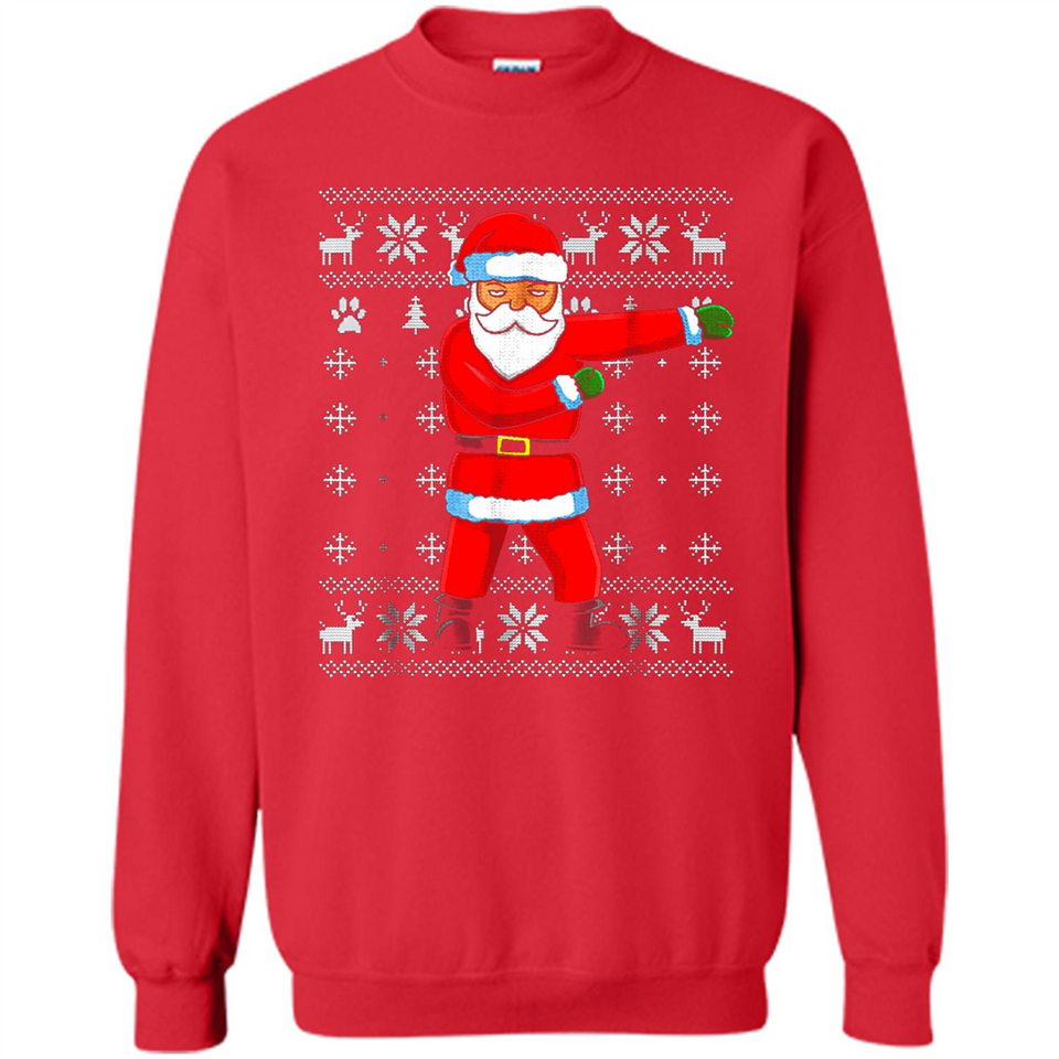 Flossing Santa Christmas Ugly Sweater Style Pajama Xmas Gift - Sweatshirt