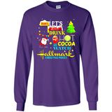 Santa claus i just want to bake stuff and waych christmas movi PINGPONG - Long Sleeve T-Shirt