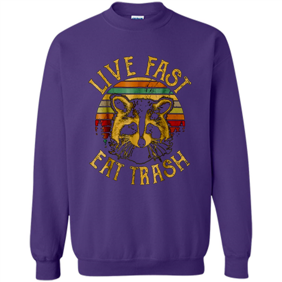 Live fast eat trash bear vintage camping PINGPONG
