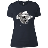 Chicago White Sox And Superman Fans - Ladies' Boyfriend T-Shirt