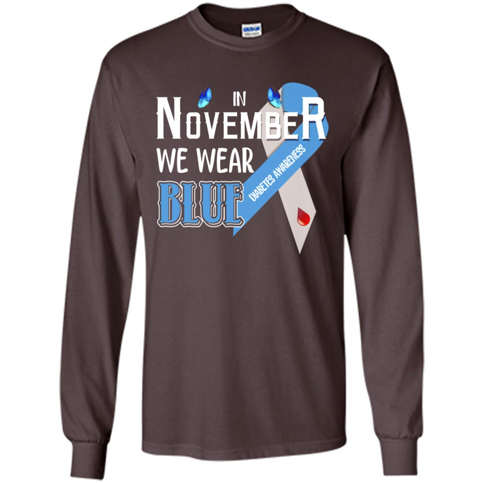 November We Wear Blue Diabetes Awareness