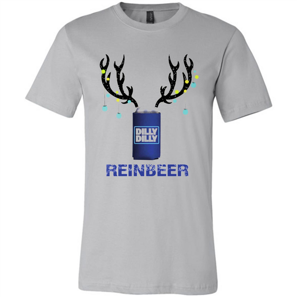 Dilly Dilly Reinbeer Funny Beer Reindeer Christmas Sporty - Canvas Unisex T-Shirt