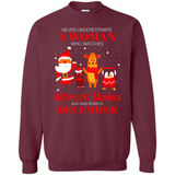 Never Underestimate A December Woman Watches Hallmark Movies Sweatshirt - Sweatshirt