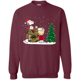 Arizona Cardinals Snoopy The Peanuts Movie Christmas Football Super Bowl pingpong - Sweatshirt