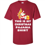 This is My Christmas Pajama Shirt - Santa Bear Tree Gift Tee