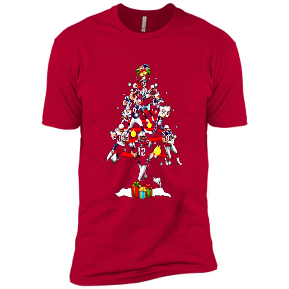 NEW ENGLAND PATRIOTS PLAYERS CHRISTMAS TREE PINGPONG